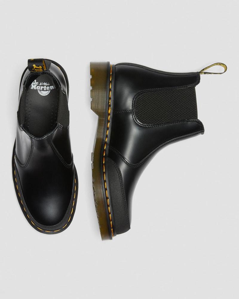 Botines Chelsea Dr Martens 2976 Guard Panel Cuero Hombre Negros | MX 323WNB